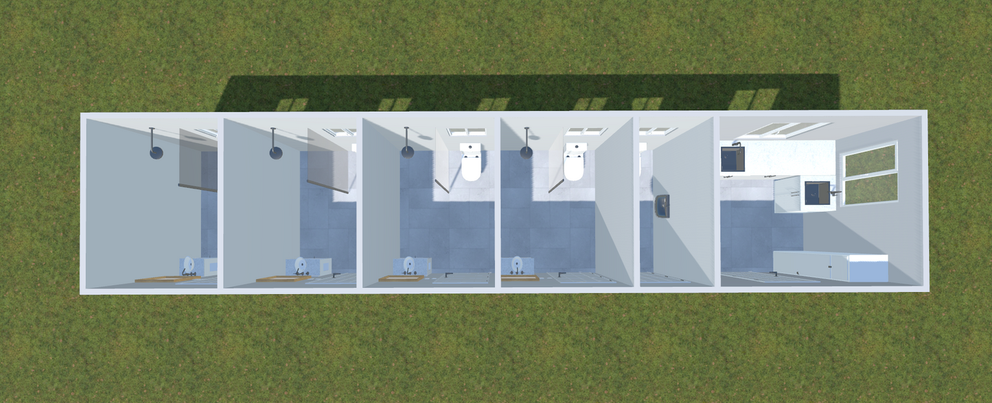Portable Bathrooms Toilet Blocks (Ablution Blocks)