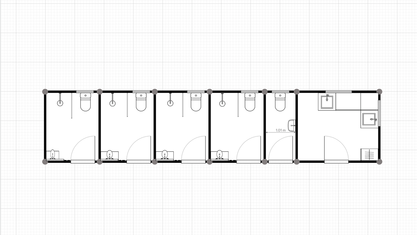 Portable Bathrooms Toilet Blocks (Ablution Blocks)